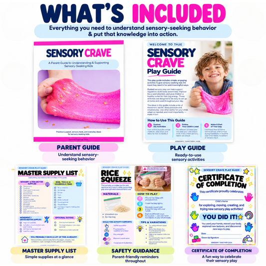 Sensory Crave Program – OT-Informed Support for Sensory Seekers