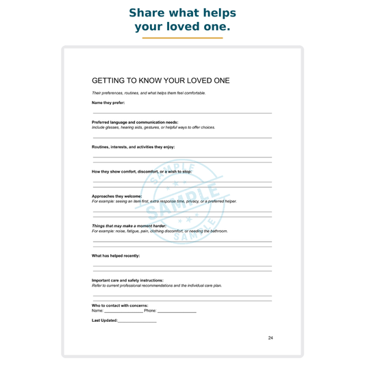 What Do I Say Now? A Dementia Communication Guide for Family Caregivers