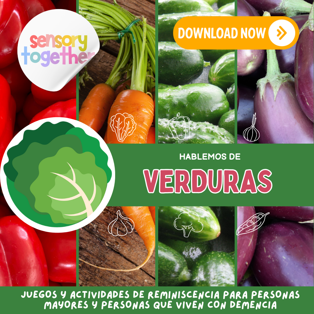 Bundle Offer! Digital Memory Care Resource-Vegetables!