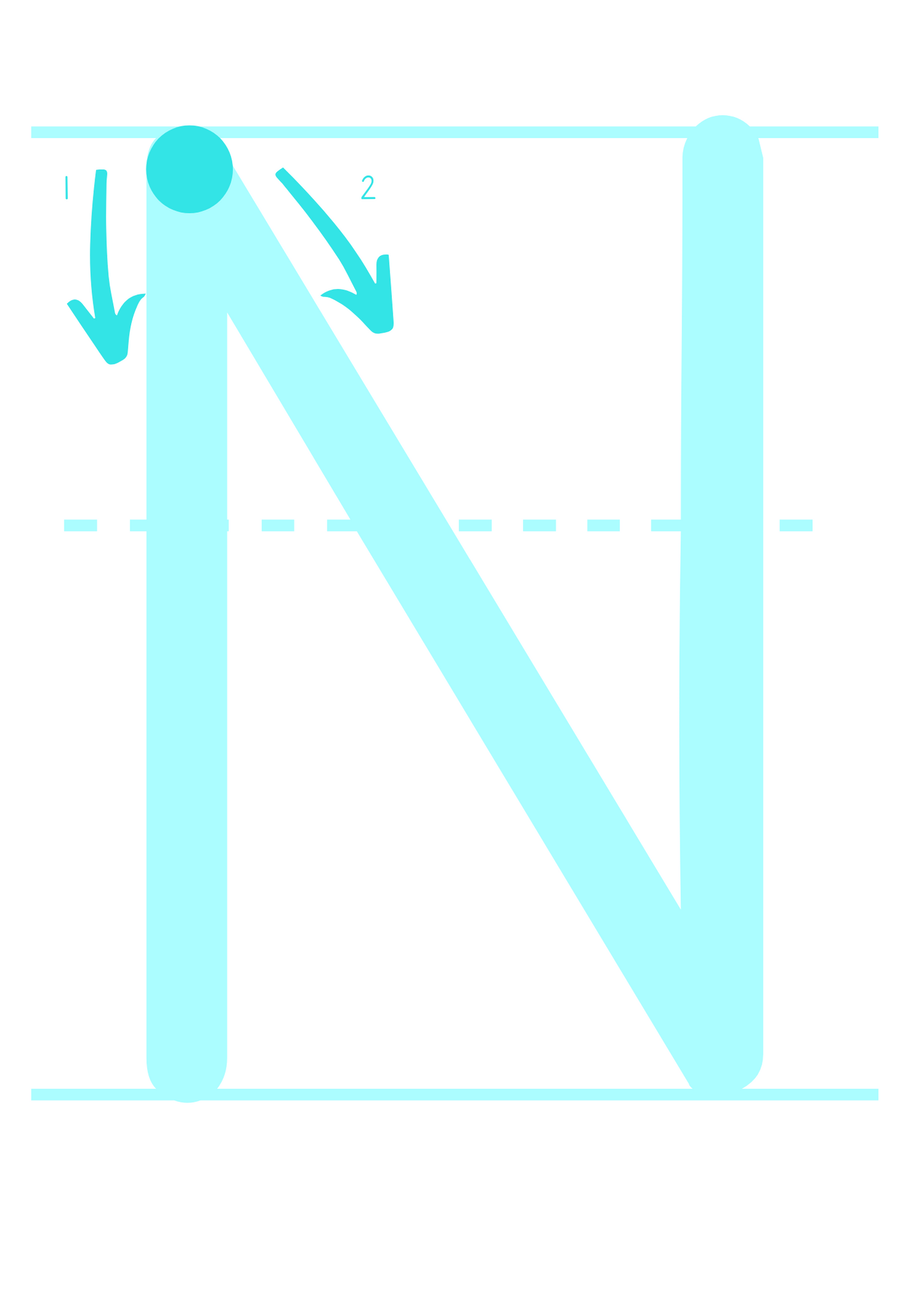 Handwriting Cards: Uppercase Letters