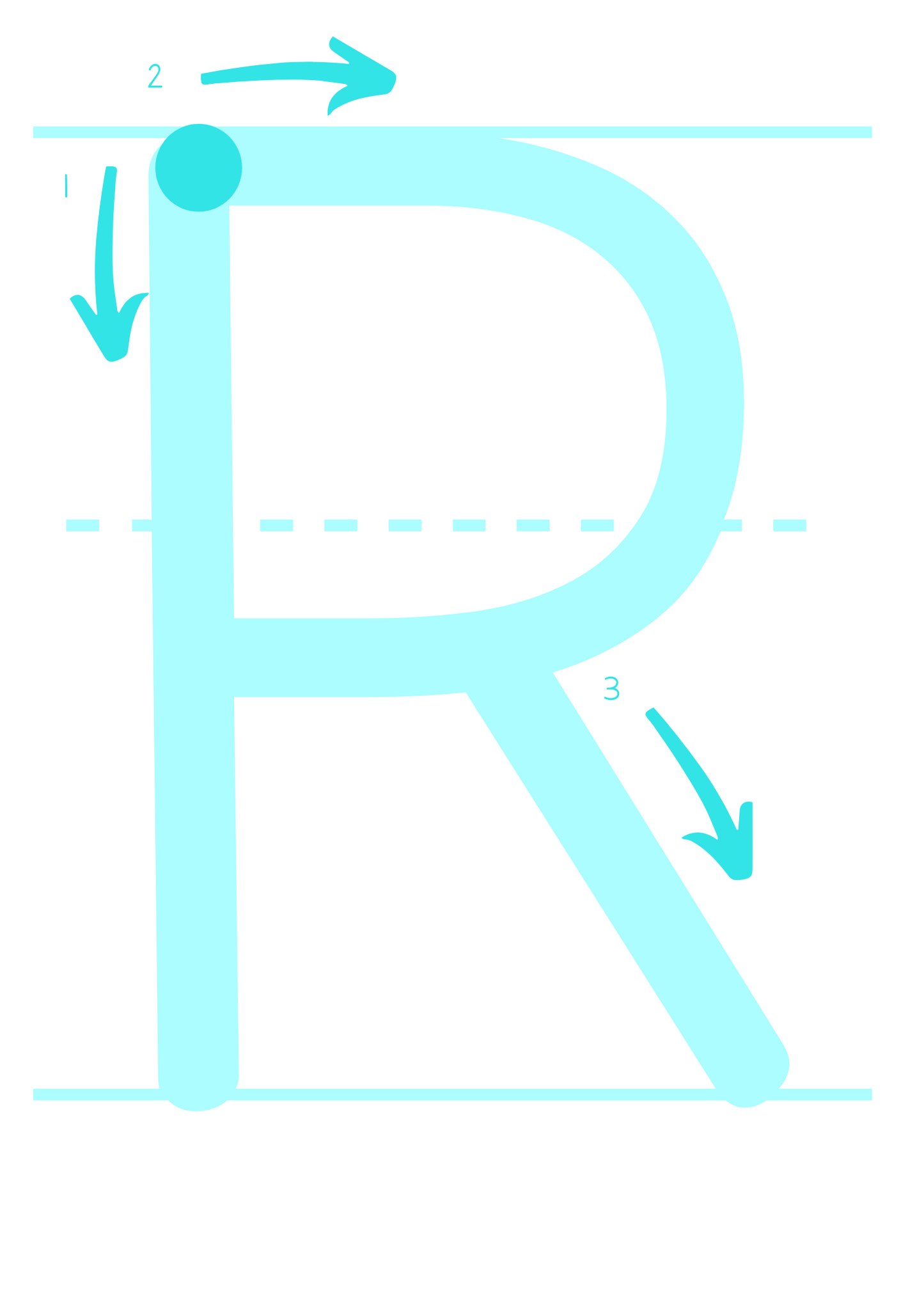 Handwriting Cards: Uppercase Letters