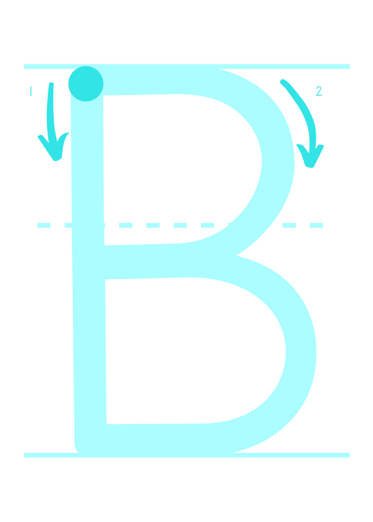 Handwriting Cards: Uppercase Letters