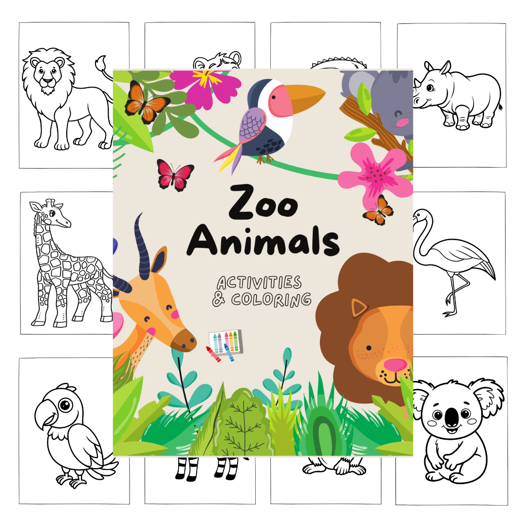 Zoo Animals Memory Care Bundle