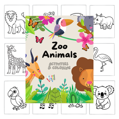 Zoo Animals Memory Care Bundle
