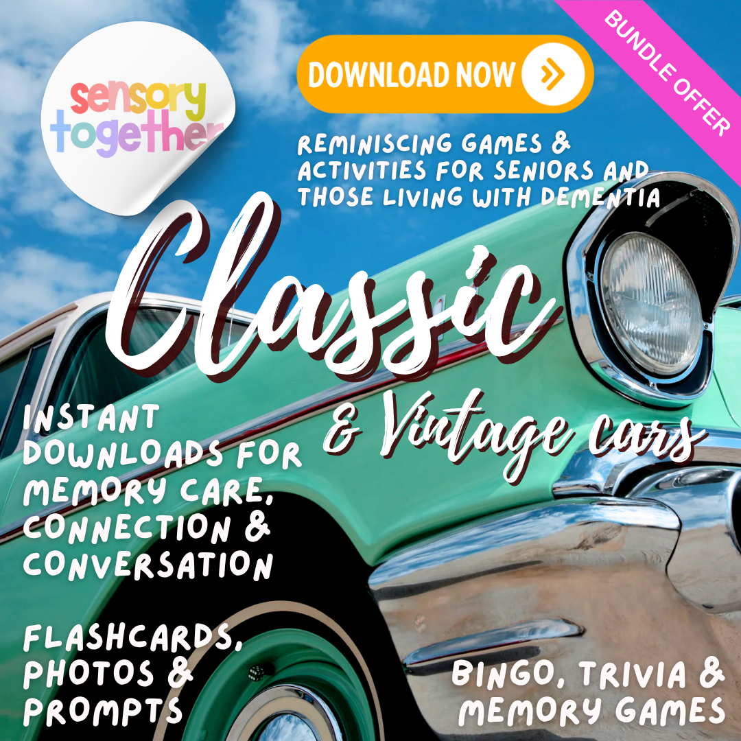 Classic & Vintage Cars Memory Care Resource – Dementia Activities for ...