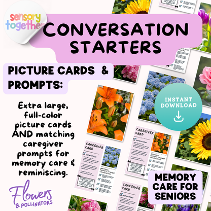 Flowers & Pollinators Memory Care Bundle