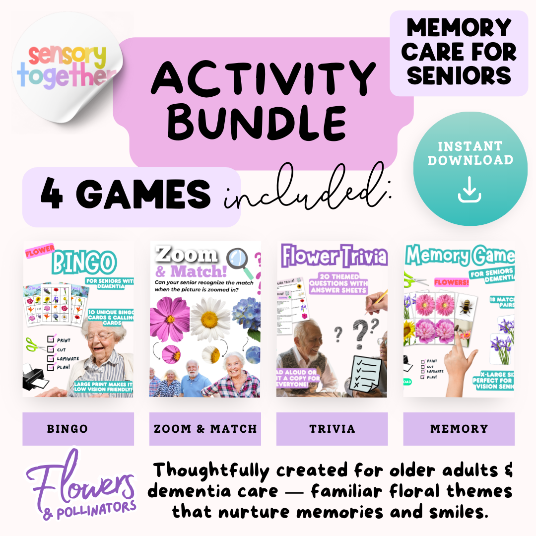 Flowers & Pollinators Memory Care Bundle