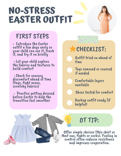 Easter Sensory Support Toolkit for Kids | Autism, Regulation & OT-Informed Holiday Printable | Calm & Hoppy Easter Guide
