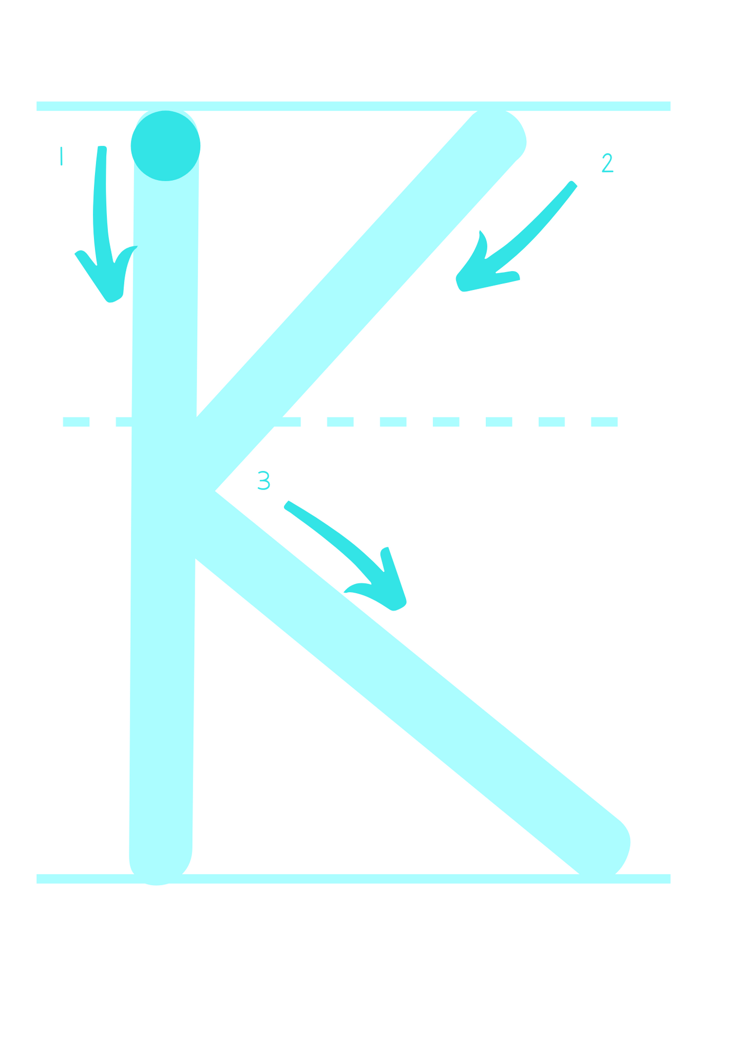 Handwriting Cards: Uppercase Letters