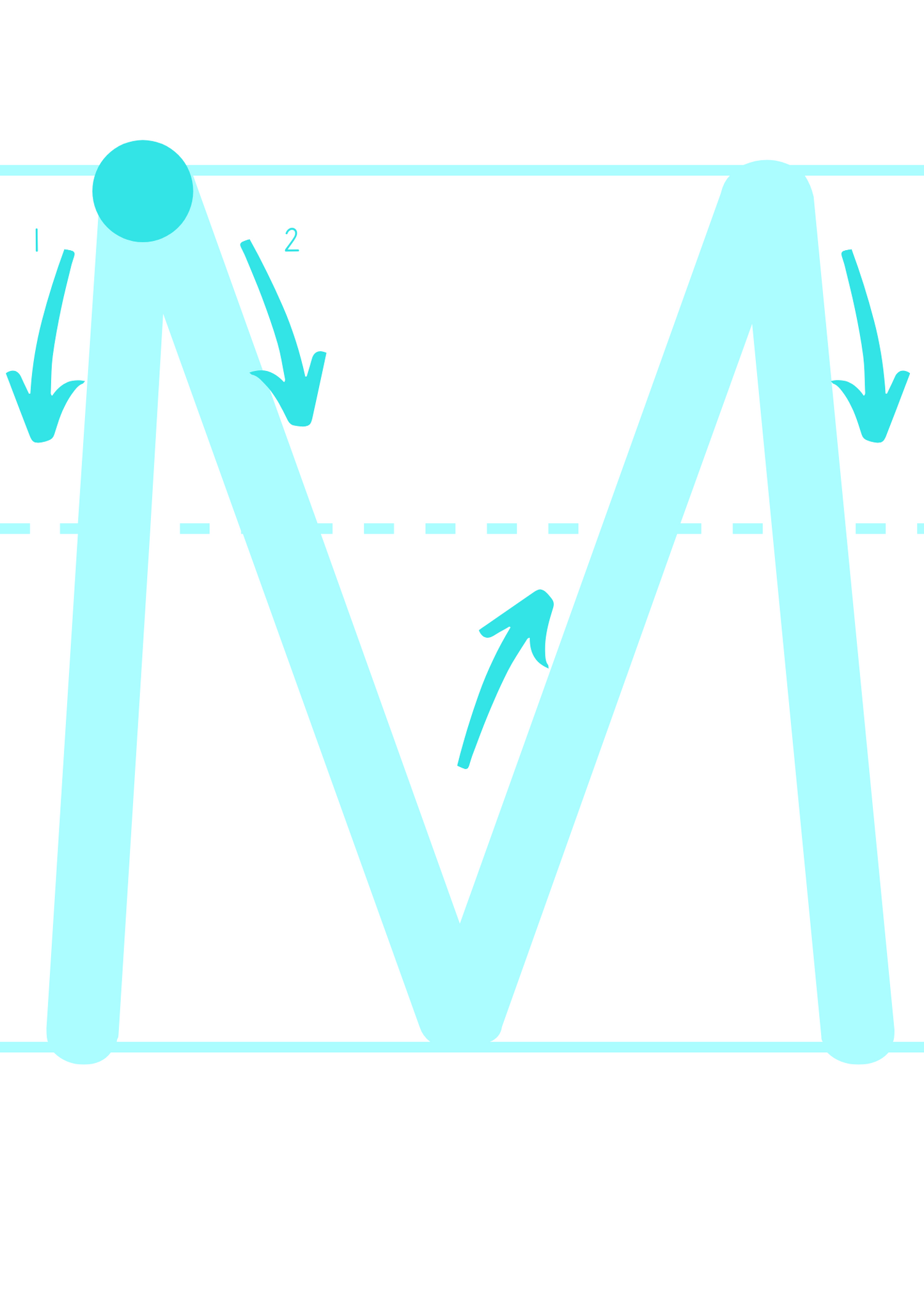Handwriting Cards: Uppercase Letters