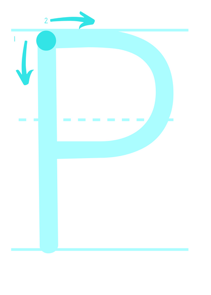 Handwriting Cards: Uppercase Letters