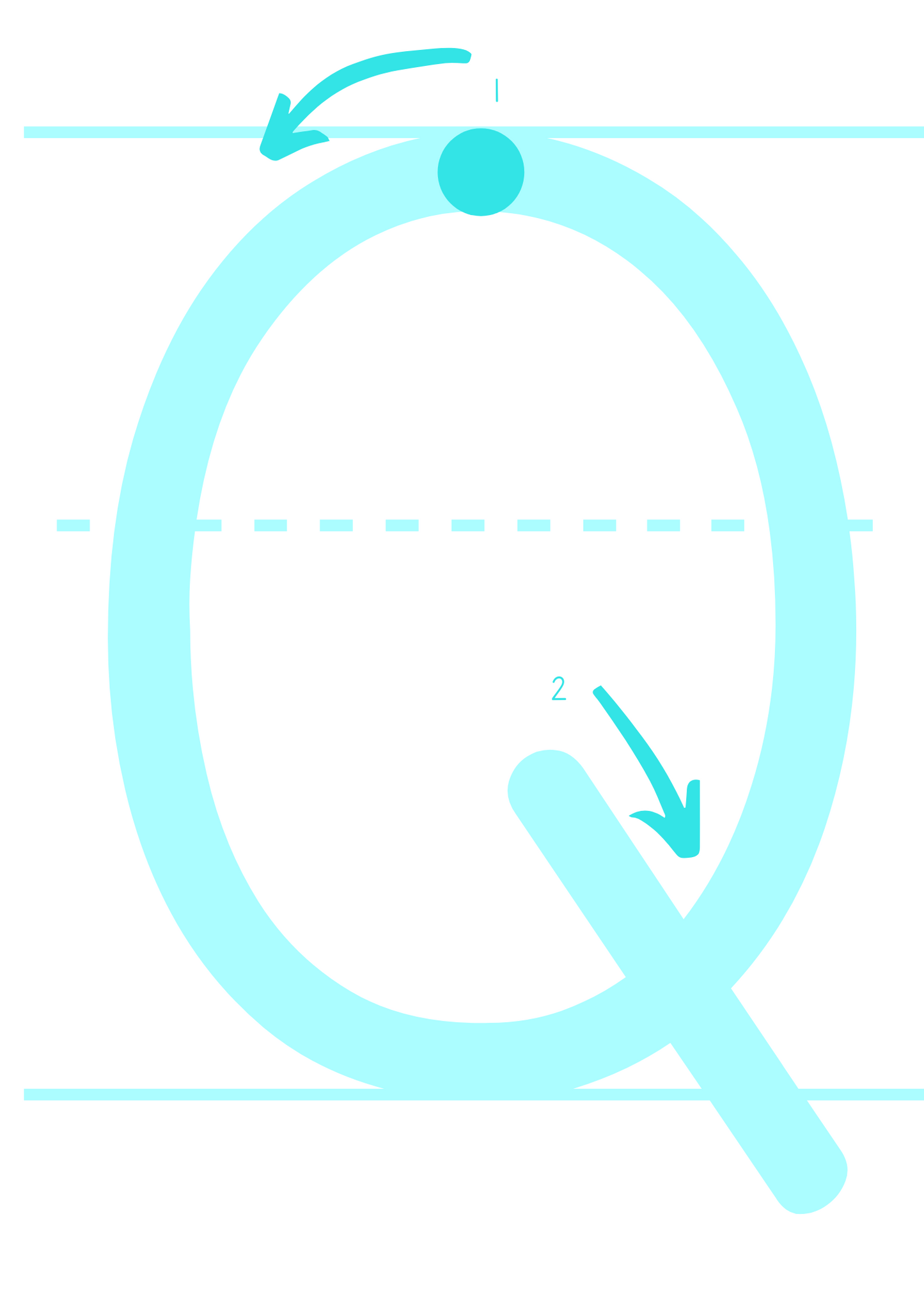 Handwriting Cards: Uppercase Letters