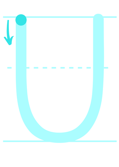 Handwriting Cards: Uppercase Letters