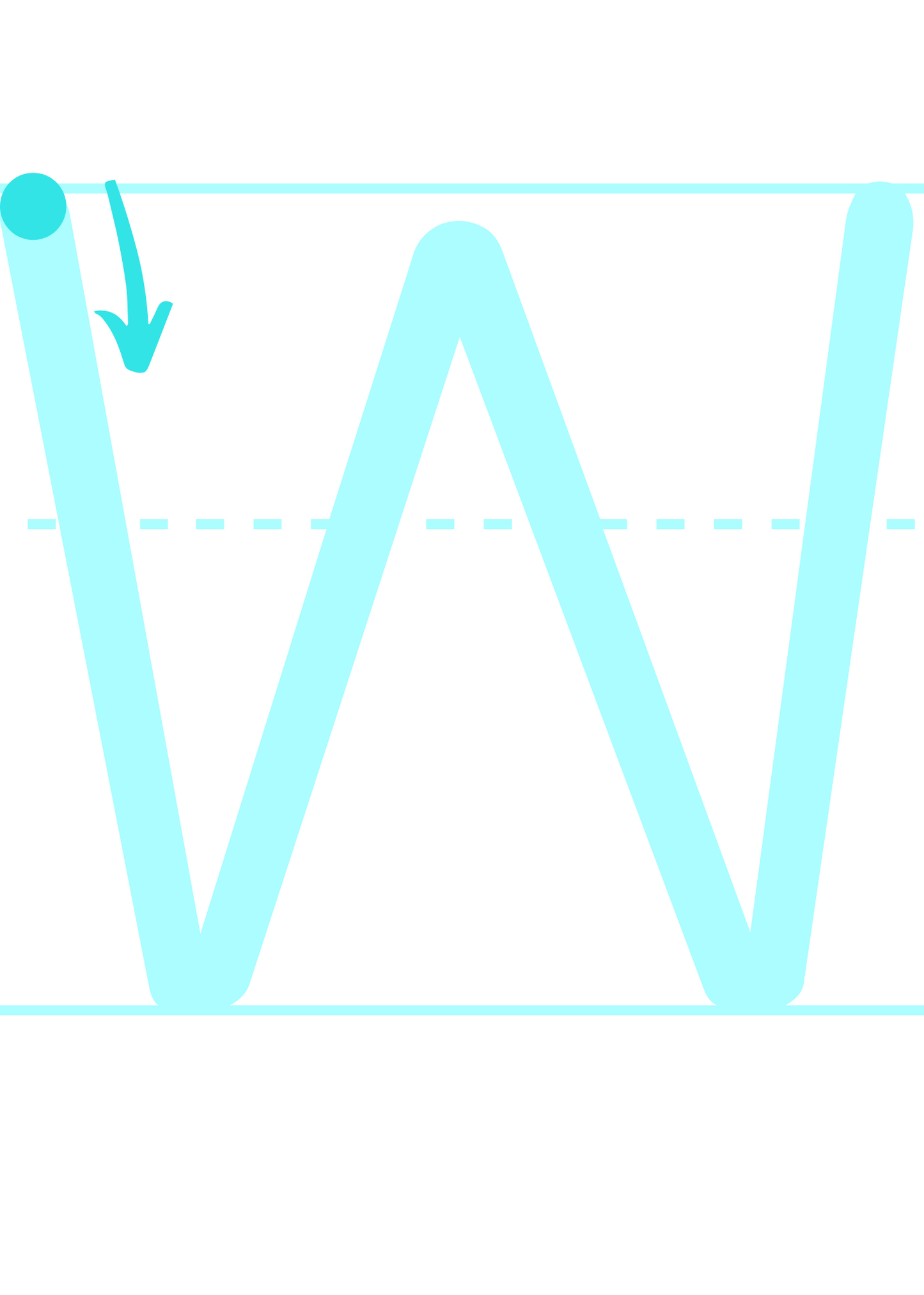Handwriting Cards: Uppercase Letters