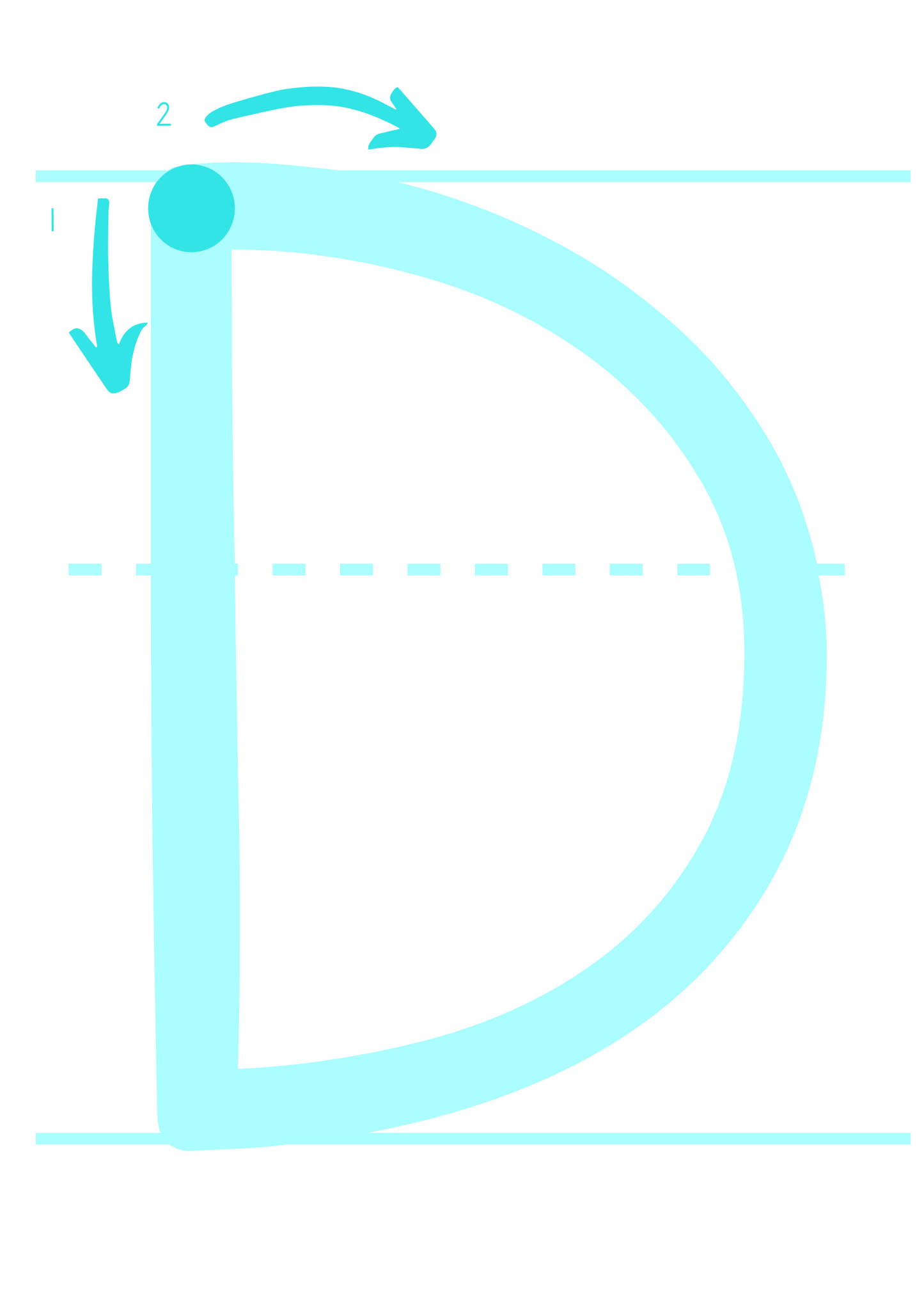 Handwriting Cards: Uppercase Letters