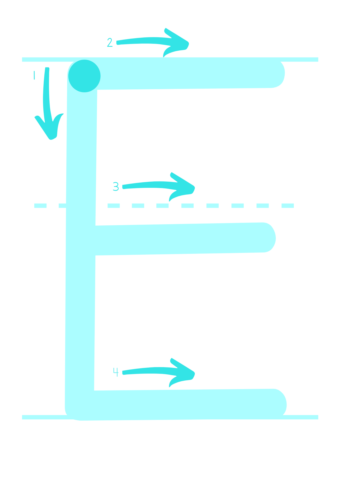 Handwriting Cards: Uppercase Letters