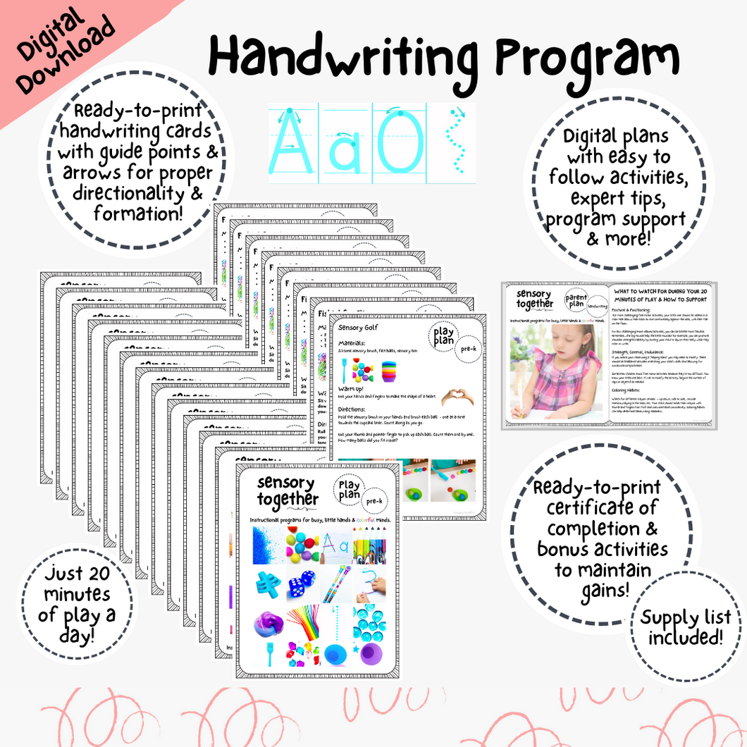 Handwriting Program *Digital Download*