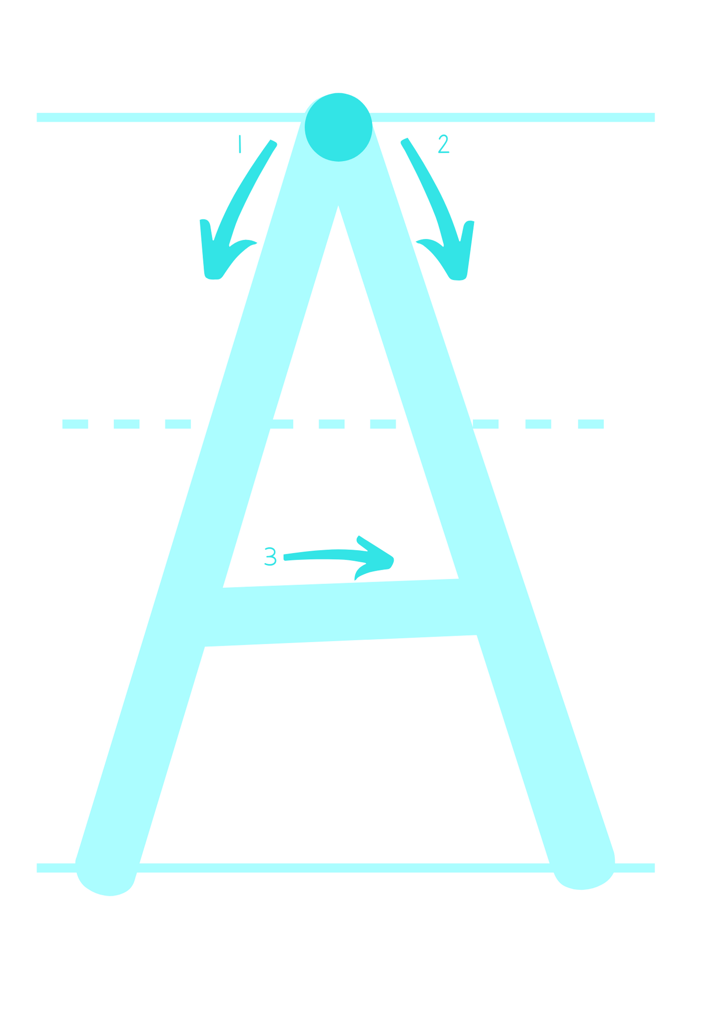 Handwriting Cards: Uppercase Letters